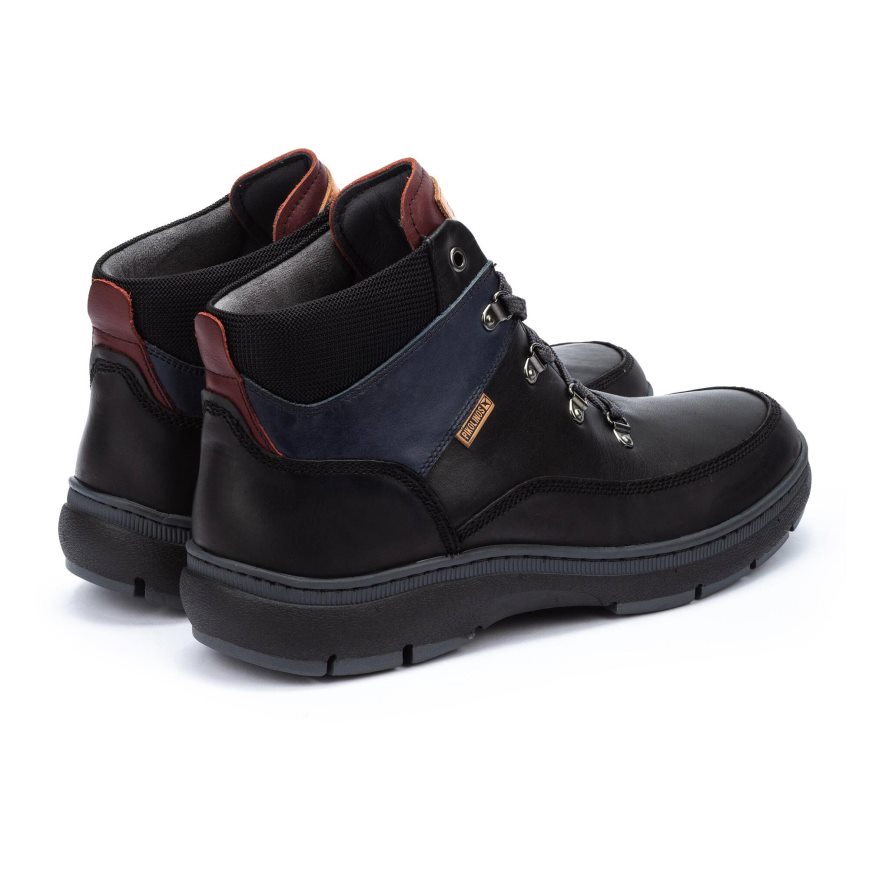 Men's Pikolinos CACERES Ankle Boots Black | NZ SQ8A017